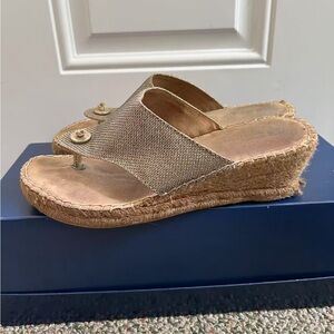 Women's Tan Wedge Sandals